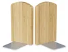 2 podpórki do książek relaxdays brązowe 11,5 x 12,5 x 17,0 Podgląd zdjęcia produktu 7