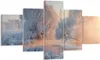 Bild auf Leinwand - Leinwandbild - Winter Schnee Fluss - Produktbild-Vorschau 1
