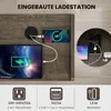 Stojak na gramofon COSTWAY, stojak na płyty winylowe z 4 Podgląd zdjęcia produktu 2