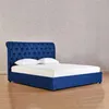Royal Rot Schlafzimmer Bett Polster Betten Chesterfield Produktbild-Vorschau 4
