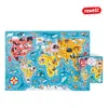 Puzzle 60 elementów. Puzzlove CzuCzu. Zwierzęta. Mapa Produktbild-Vorschau 2