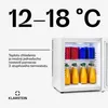 Klarstein Chladnička, mini chladnička so sklenenými Náhľad obrázku produktu 4
