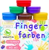 Creative Deco Finger-Farben Kinder-farben | 6 x 40 ml Produktbild-Vorschau 1