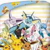 A collage of various Pokémon characters, including Pikachu, Eevee, and other evolutions, arranged in a playful and colorful composition. Náhled obrázku produktu