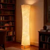 LED Stehlampe Dimmbar in Papieroptik, Modernes Design Produktbild-Vorschau 8