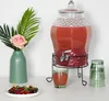 Relaxdays Getränkespender mit Ständer, Limobehälter 8L, Produktbild-Vorschau 2