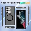 Custodia ibrida per Samsung Galaxy S24 Ultra cover anello Anteprima dell’immagine prodotto 5