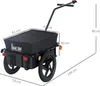 HOMCOM Remorque vélo remorque de transport pour vélo 144L x Voir les images du produit 5