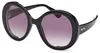 Maxmara MM0074 Shiny black 54/23/135 Damen Sonnenbrillen Produktbild-Vorschau 5