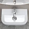 doporro Waschbecken  Gäste-WC weiß Aufsatzwaschbecken Produktbild-Vorschau 4