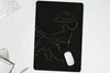 MuchoWow® Mauspad Mousepad Frau - Hut - Gold - Schwarz Produktbild-Vorschau 5