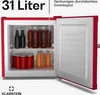 Klarstein Irene Retro Mini-Gefrierschrank, 31L, Flexibler Produktbild-Vorschau 6