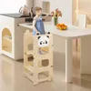 2 in 1 Lernturm für Kinder,Montessori Stehhilfe mit Produktbild-Vorschau 3