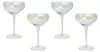 BELIANI Champagnerschalen 4er Set Transparent Schimmernd Produktbild-Vorschau 1