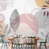 Vlies Fototapete - Vegetable Line Art 250x175 cm Blätter Produktbild-Vorschau 1