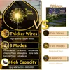 Solarleuchten für Außen Garten 2 Stück 120 LED Solar Produktbild-Vorschau 6