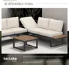 Ensemble de salon de jardin Eliar, 4 pièces, avec structure Voir les images du produit 4