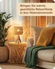 EDISHINE LED Lampka nocna, lampa stołowa z kloszem z liny, Podgląd zdjęcia produktu 8
