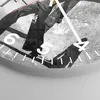 Wanduhr - Rund - Glasuhr - Fotografie Mode Frau - 40x40cm - Produktbild-Vorschau 5