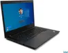 A Lenovo Thinkpad laptop is shown from a diagonal angle, open and displaying a login screen. Produktbild-Vorschau
