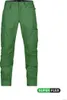 A pair of green work pants shown against a white background. Produktbild-Vorschau