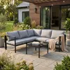 SVITA MISSOURI Gartenlounge 4tlg. Outdoor Sofa Set aus Produktbild-Vorschau 2