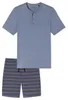 Schiesser Herren Schlafanzug kurz Gr. 56  blaugrau Produktbild-Vorschau 18