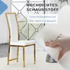 2er Set europäischer Minimalismus-Esszimmerstuhl, weißes Produktbild-Vorschau 7