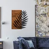 Wallity, Leaf3 Metal Decor, décoration murale, noir, métal, Voir les images du produit 1