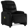 vidaXL Massagesessel Elektrisch Schwarz Kunstleder Produktbild-Vorschau 3