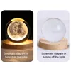 Lampa s křišťálovou koulí, 3D gravírovaná, svítící Náhled obrázku produktu 8