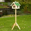 Vogelhaus Weiß Vogelfutterhaus aus Holz Vogelvilla Vögel Produktbild-Vorschau 3