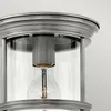 Elstead Hadrian Deckenleuchte E27 Antikes Nickel Klar IP44 Produktbild-Vorschau 3