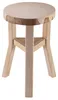 Sitzhocker ZAHORA geölt, Blumenhocker aus Paulownia Holz, Produktbild-Vorschau 4