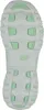 The image shows the sole of a white and green sneaker. Produktbild-Vorschau