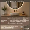 S'AFIELINA Miroir Salle de Bain LED Rond 80 cm avec Voir les images du produit 8