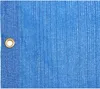 A close-up view of a blue mesh fabric with a gold grommet on the left side. Anteprima dell’immagine prodotto