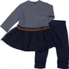 Dirkje Zweiteiler Set Kleid und Leggings marine 80 Produktbild-Vorschau 2