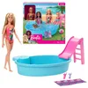 Barbie piscina con bambola (bionda), bambola da vestire, Anteprima dell’immagine prodotto 13