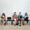 5 Stück Besucherstuhl,stapelbare Gaststühle, PU, Produktbild-Vorschau 5