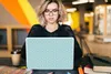 MuchoWow® Laptop Aufkleber Sticker Cover Schneeflocken - Produktbild-Vorschau 5