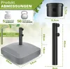 tillvex® Podstawa parasola PAVERA z kółkami i hamulcami, Podgląd zdjęcia produktu 2