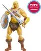 A Masters of the Universe action figure holding a sword and shield, with a "TOTY 2022 Toy of the Year Awards Winner" badge. Anteprima dell’immagine prodotto