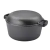 TAINO Dutch Oven 6L Gusseisen Deckel Ø 25cm Produktbild-Vorschau 3