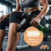 A person using a massage gun in a gym. Produktbild-Vorschau