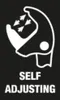 A graphic illustrating a self-adjusting wrench with arrows indicating movement, accompanied by text. Anteprima dell’immagine prodotto