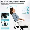 Bürostuhl ergonomisch mit Mesh-Rückenlehne, 90° klappbare Produktbild-Vorschau 7