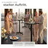 tectake® Aluminium-Bistrotisch Frederic wetterfest Produktbild-Vorschau 3