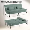 COMHOMA Sofa Schlafsofa mit Schlaffunktion, Klappsofa, Produktbild-Vorschau 4