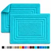 Juego de 2 alfombrillas para baño Komfortec, 50x70 cm, 100% Vista previa de la imagen del producto 11